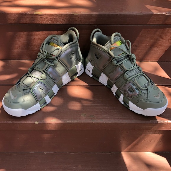 New Nike Air More Uptempo “Iridescent” Shoes - Picture 7 of 7
